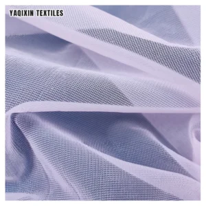 Guangzhou Zhongda Custom Elastic Power Mesh Fabric 30D Soft Polyester Spandex Stretch Tulle Mesh Fabric - 100% Polyester, 35...