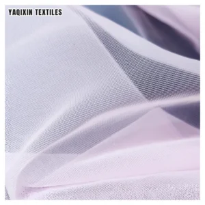 Guangzhou Zhongda Custom Elastic Power Mesh Fabric 30D Soft Polyester Spandex Stretch Tulle Mesh Fabric - 100% Polyester, 35...
