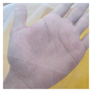 Guangzhou Zhongda Wholesale Price 75D 100%Polyester Stiff Tulle Diamond Hard Mesh Fabric for Wedding - 100% Polyester, 30...