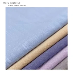 HR798 2025 New Style Material Cotton Rayon Blend Linen Cotton Fabric for Casual Shirt Dress 110gsm - Linen Fabric, 65%C 30%R...