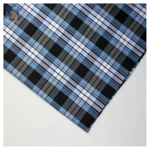 High Quality 60/40 Polyester/Cotton Fabric 195gsm Plaid Check Yarn Dyed Fabric for Pleated School Uniform Skirts...