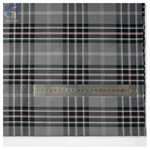 High Quality 60/40 Polyester/Cotton Fabric 195gsm Plaid Check Yarn Dyed Fabric for Pleated School Uniform Skirts...