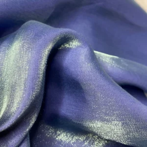 High Quality Pink Rayon Polyester Blend Organza Fabric for Lining Soft Glossy Shiny Satin Organza Fabric - 100% Polyester...