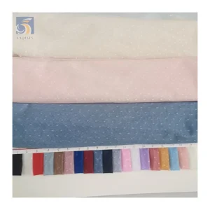 High Quality Polyester Mesh Jacquard Swiss Dots Fabric Vintage Veiling Fabric Bridal White Veil Tulle Fabric - 100%...