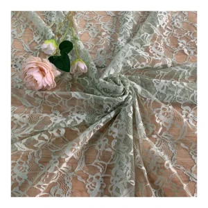 LST007 2025 African Ghana Chantilly Lace Fabric French Wholesale for Women Dress - 100% Polyester, 200 g, 152 CM, Lace...