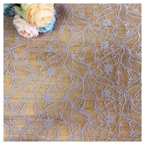 LST15 OEM Good Price Latest African Guipure Lace Fabric Floral Jacquard Cheap Chantilly Lace Fabric for Underwear - 100%...
