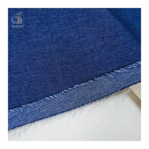 New Arrival Double Cationic Fabric Blue Jeans Polyester Rayon Spandex Stretch Denim Fabric High Quality - Polyester, Rayon...