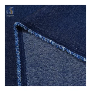 New Arrival Double Cationic Fabric Blue Jeans Polyester Rayon Spandex Stretch Denim Fabric High Quality - Polyester, Rayon...