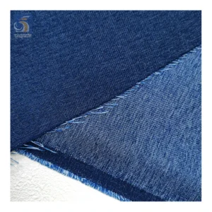 New Arrival Double Cationic Fabric Blue Jeans Polyester Rayon Spandex Stretch Denim Fabric High Quality - Polyester, Rayon...