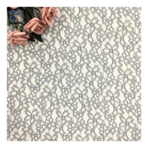 New Fashion Chantilly Lace Fabric 100 Polyester No Stretch Jacquard Lace Chantilly Fabric for Blouse/Dress/Lingerie - 100%...