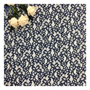 New Fashion Chantilly Lace Fabric 100 Polyester No Stretch Jacquard Lace Chantilly Fabric for Blouse/Dress/Lingerie - 100%...