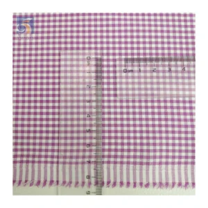 PLK016 Klein Blue/Mint Green Stretch Small Lattice Plaid Fabric 2mm/5mm/8mm/10mm Yarn Dyed Shirt/Dress Fabric - Spandex...
