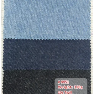 Premium Custom 100 Twill Cotton Textile Denim Fabric 12 oz Plain Washed Denim Jacket Jeans Fabric Cotton Pakistan - 100%...
