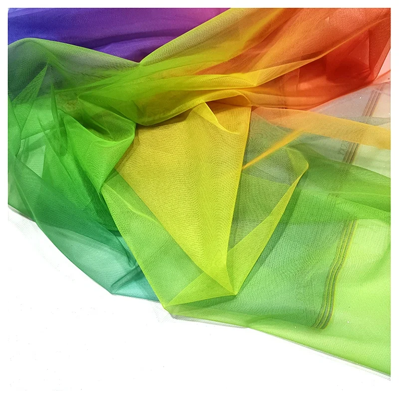 S31 Wholesale Soft and Durable Multi-color Stretch Mesh Digital Printing Fabric Dress Fabric - 100% Polyester, 60 gsm, 142...