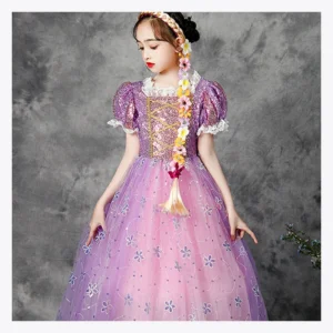 SCX001 Hot Selling Five Petal Flower Pink Sequin Fabric Embroidery Tulle Mesh Fabric Girl Clothing Fabric - Polyester...