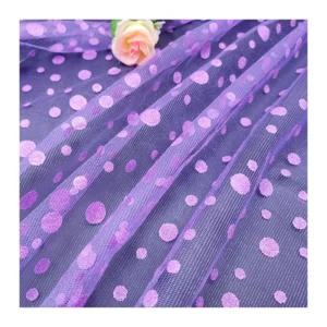 SG25 American Hot Selling Polka Dot Glitter Tulle Fabric Wedding Party Dress Sparkle Tulle - 100% Polyester, 30 gsm, 57...