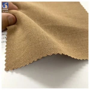 SL-1376 High Quality 280g Textured Thickened TR Cat Eye Polyester Viscose Spandex Stretch Suiting Khaki TR Fabric for Blazer...