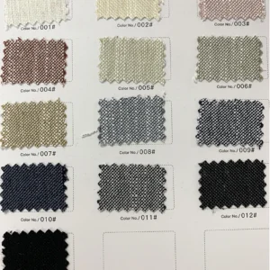 SL-1378 Fashion 320gsm Heavyweight Tweed Poly Linen Spandex Blend Suit Fabric 150cm Textured for Women's Suit Skirt - 100%...