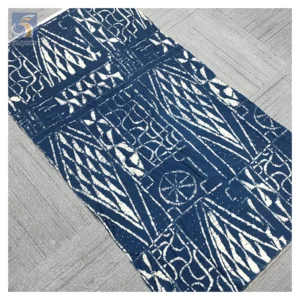 Totem Symbol Pattern Double Sided African Printed Twill Polyester Fabric Cameroon Traditional Tribal Print Fabric...