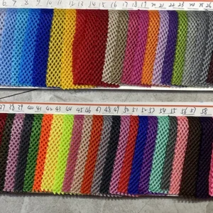 White 100%Polyester Knitted 3D Spacer Sandwich Air Mesh Fabric for Shoes/Office Chair/Car Seats Custom 100% Polyester Plain...