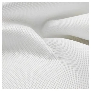 White 100%Polyester Knitted 3D Spacer Sandwich Air Mesh Fabric for Shoes/Office Chair/Car Seats Custom 100% Polyester Plain...