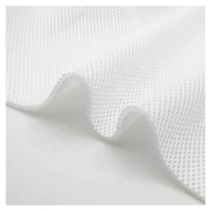 White 100%Polyester Knitted 3D Spacer Sandwich Air Mesh Fabric for Shoes/Office Chair/Car Seats Custom 100% Polyester Plain...