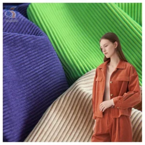 Wholesale Price Cotton Elastic Corduroy Fabric Stretch Woven 8W Corduroy Fabric for Clothes - Cotton, Cotton Elastic...