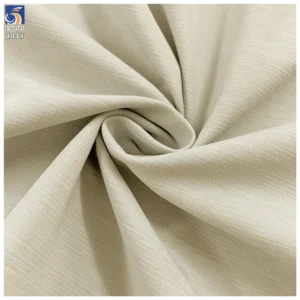 Y-203 290G High Quality Wrinkle Free 100% Polyester Linen Look Slub Canvas Fabric 160cm for Pants and Jackets - 100%...