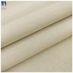 Y-203 290G High Quality Wrinkle Free 100% Polyester Linen Look Slub Canvas Fabric 160cm for Pants and Jackets - 100%...
