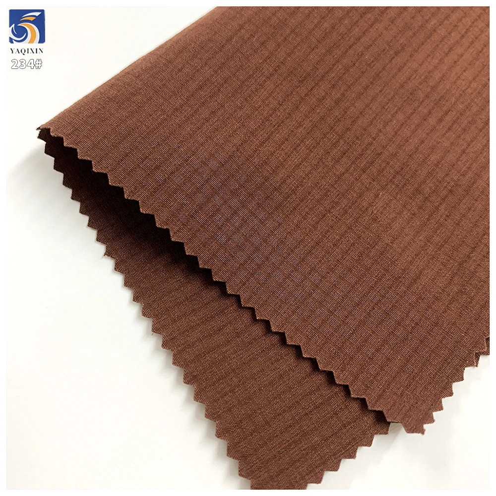 Y-234 Abrasion Resistant 125g Wrinkle Free 3x6mm Plaid Jacquard 100% Polyester Fabric Windbreaker Sports Fabric - 100%...