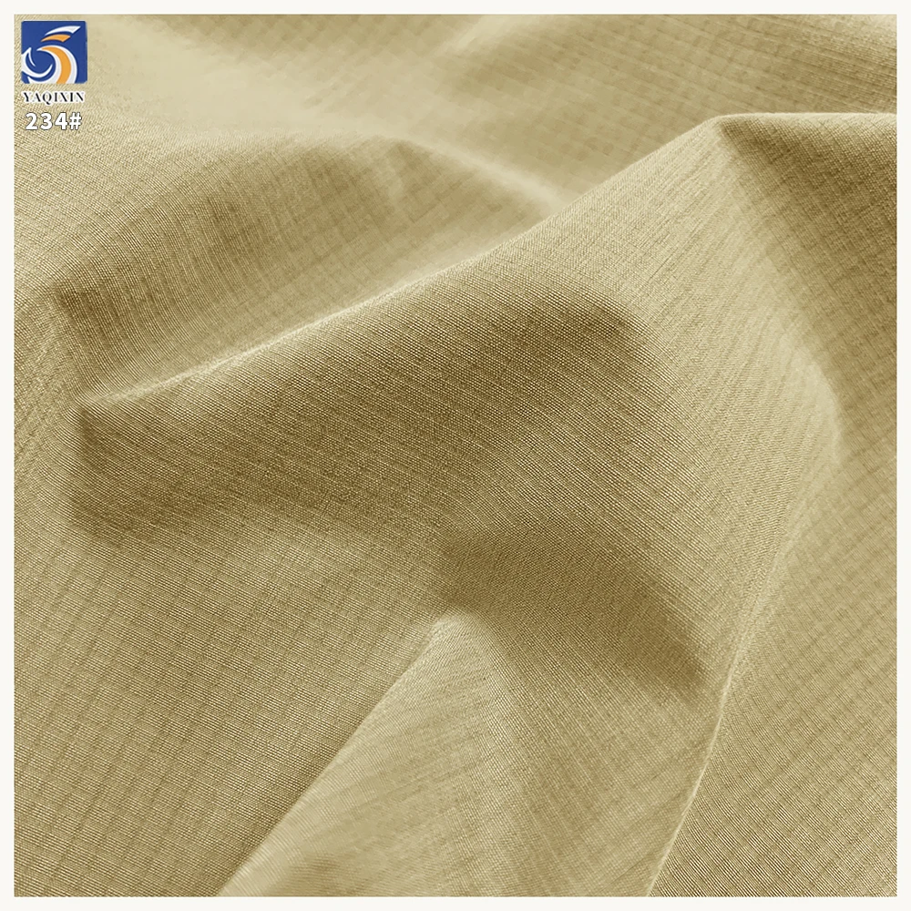 Y-234 Abrasion Resistant 125g Wrinkle Free 3x6mm Plaid Jacquard 100% Polyester Fabric Windbreaker Sports Fabric - 100%...