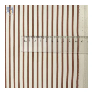 YLD025 High Quality 5mm Width Stretch Stripe Fabric Material Polyester Spandex Yarn Dyed Wrinkle Striped Fabric - Spandex...