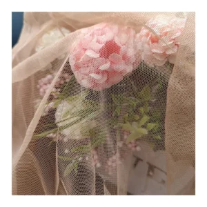 YS-009 60A Super Soft Nylon Tulle Mesh Fabric Bridal Wedding Tulle Dress Fabric 155cm - 100% Nylon, 155 CM, Tulle Fabric...