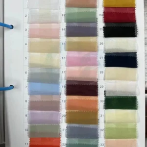 YS-12-1 Popular 100%Polyester Liquid Organza and Mikado Fabric for Woman Shiny Party Dress Organza Fabric - 100% Polyester...