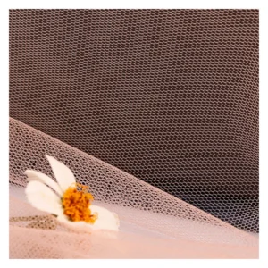 YS-19-1 Guangzhou Polyester Tulle Textile Fabric Manufacturer 30D Mesh 100% Nylon Soft American Tulle Fabric - 100%...