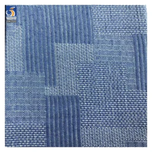 YX100 220g/m² 10oz Camouflage-Style Pattern Washed Denim Fabric Trendy Jacquard Denim Fabric for Blue Jacket and Pants...