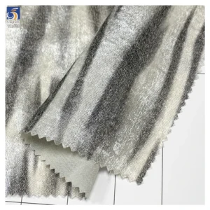 YX1007 105gsm Chiffon Python Pattern Fabric Silver Polyester Hot Stamping Snake Print Fabrics for Bags and Women's Dresses...