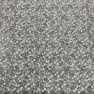 YX1033 New Materials 300CM*150CM Florals Sequins Beads Pearls 3D White Eyelash Lace Fabric for Women's Party Dress Wedding...