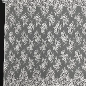 YX1034 300CM*150CM Wholesale Polyester Multi-Color Cheap Price Eyelash Lace Fabrics China for Clothing and Home Textiles...