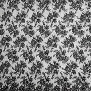 YX1040 2026 New Sexy Tulle Lace Underwear Skirts Fabrics for Beautiful Women Clothing Eyelash Black Lace Fabric Textile...
