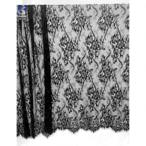 YX1042 Best Seller Apparel-Sleepwear Underwear Lace Fabric for Sales Eyelash Lace Fabrics High Quality Wholesale for Women...