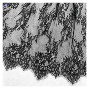 YX1044 Multicolor British French Design Tulle Soft Mesh Eyelash Lace Fabric Chantilly Dress Lace Fabric Custom Pattern...