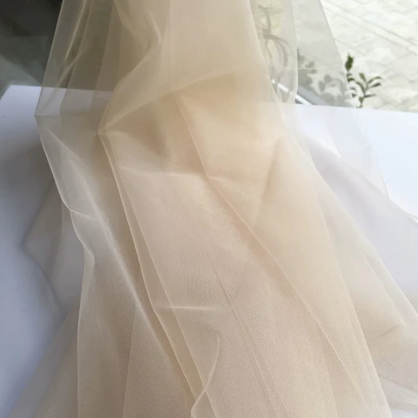 YX1046-1 Wholesale Cheap Soft White Tulle Fabric Sheer Lightweight Organza For Wedding Ceiling Draping Party Backdrop...