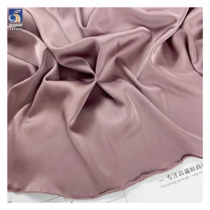 YX1048 150gsm Acetic Acid Silky Skin-Friendly Apparel Dress Satin Soft Fabric Polyester Spandex Stretch Matte Satin Fabric...
