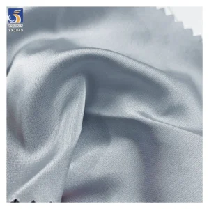 YX1049 110gsm Matte Satin Fabric for Women's Sleepwear Apparel Dress Comfortable Drape Plain Woven Stretch Satin Fabric...