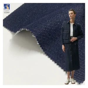 YX1055 New 300gsm Denim Fabric Textile Product Woven 84%Polyester 13%Viscose 3%Spandex Elastic 11oz Denim Fabric Per Meter...