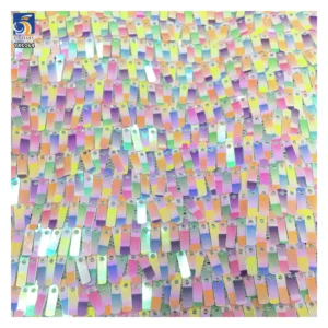 YX1064 3*9mm Size Metallic Glitter Gold Sequins Fabric for Evening Dresses 400gsm Heavy Shiny Sequin Fabric Sales 5 Yards...