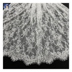 YX1102 300*150CM Apparel-Wedding/Special 0ccasion Customized Color Eyelash Lace Fabric Beaded 3D Lace Fabric for Africa...