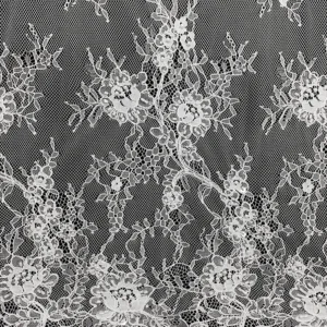 YX1103 Hot Selling American Italian Lace Fabric 2026 Online Sales Heavy Wedding Eyelash Lace Fabric With 3D Pearls Beads...