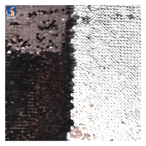 YX1109 5mm Double-Sided Flip-up Sequin Fabric Backdrops for Events Bags Clothing Gold and Silver Sequins Fabric by the Yard...